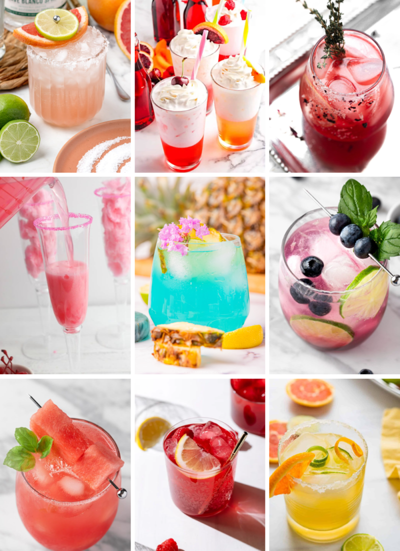 baby shower mocktails