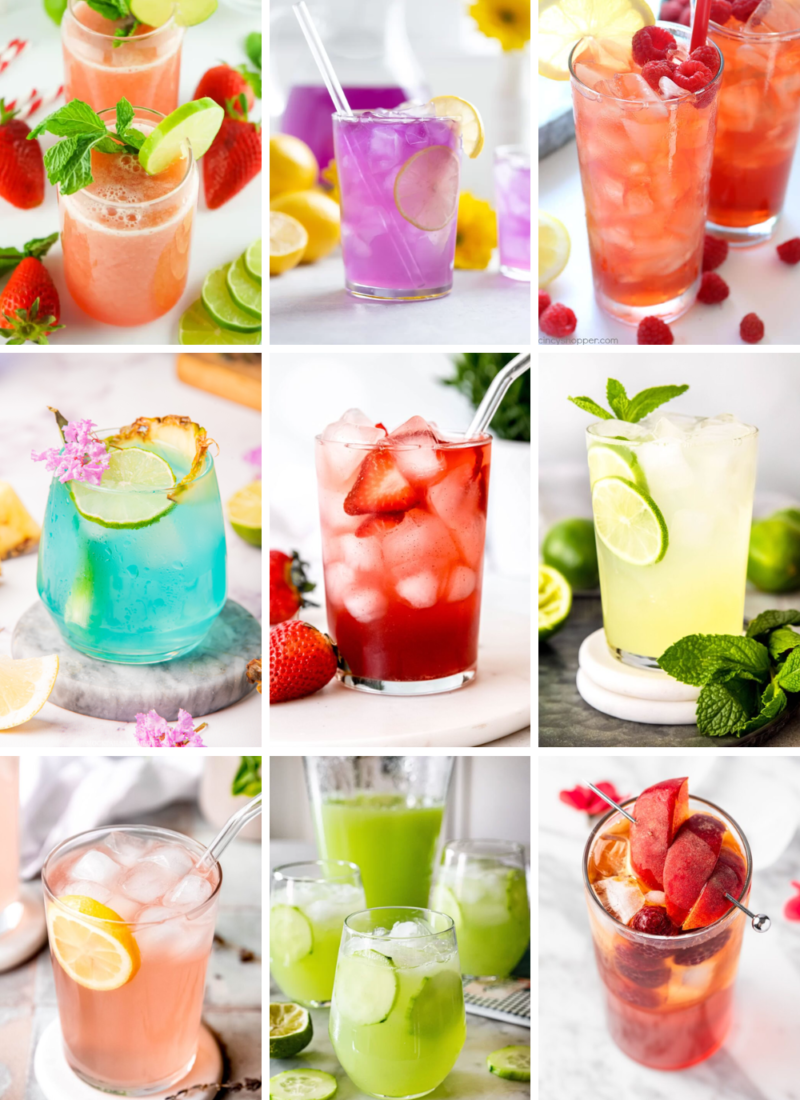 cold summer drinks