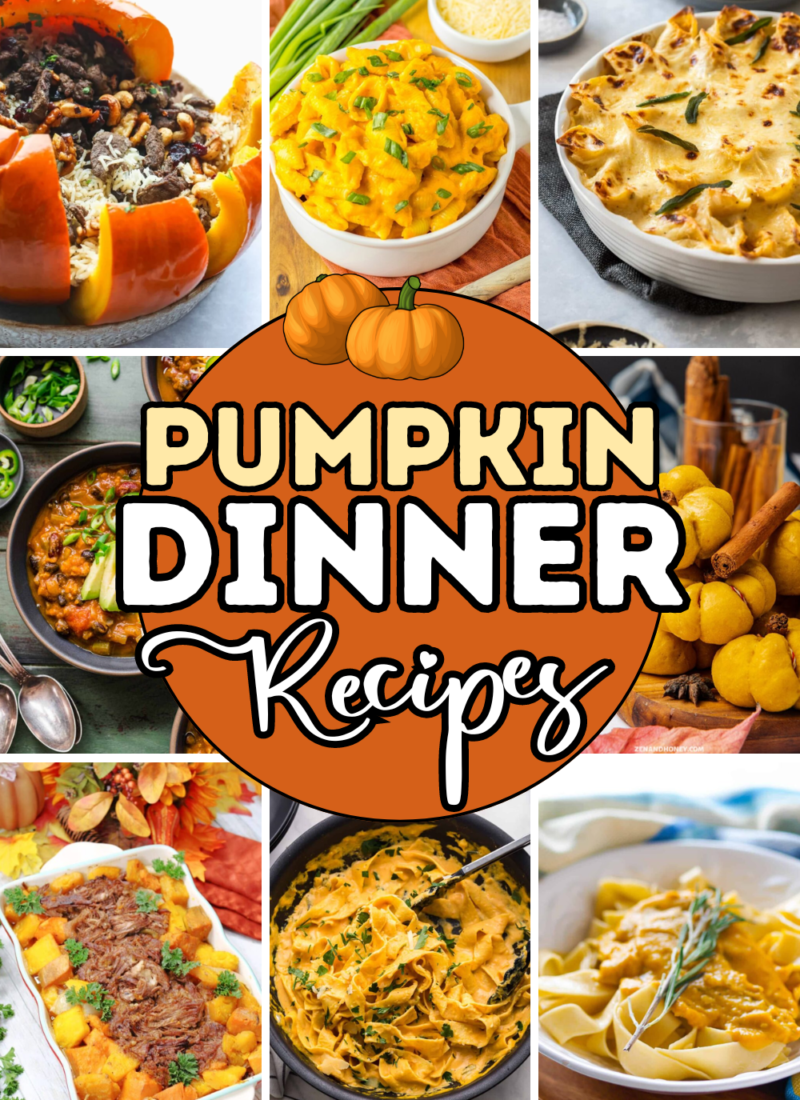 15 Easy Pumpkin Dinner Recipes To Make For Dinner This Fall